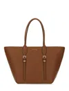 Michael Kors Moore Shopping Bag Buckle Detail In Brown