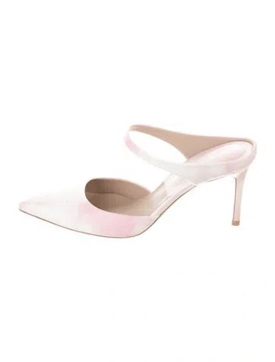 Pre-owned Michael Kors Leather Mules W/ Tags In Pink