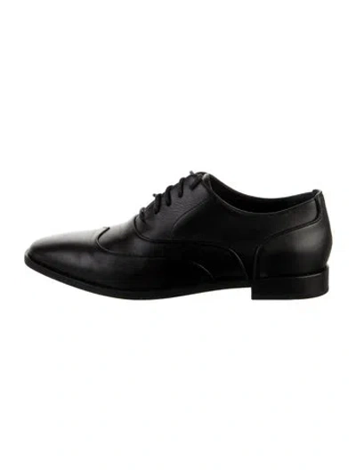 Pre-owned Michael Kors Leather Oxfords In Black