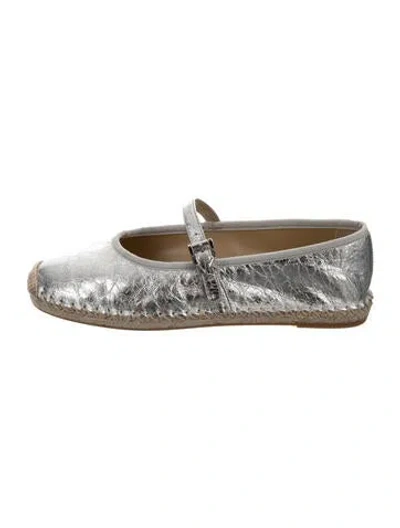 Pre-owned Michael Kors Leather Printed Espadrilles