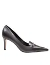 Michael Kors Lena Pump Pumps In Black Leather In Black
