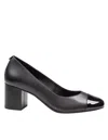 Michael Kors Leather Pumps In Black