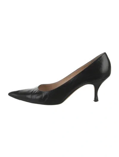 Pre-owned Michael Kors Leather Pumps In Black