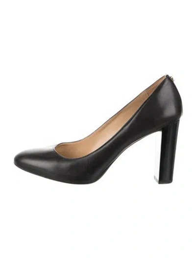 Pre-owned Michael Kors Leather Pumps In Black