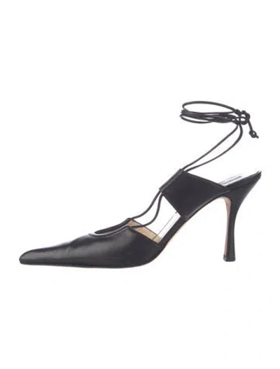 Pre-owned Michael Kors Leather Pumps In Black