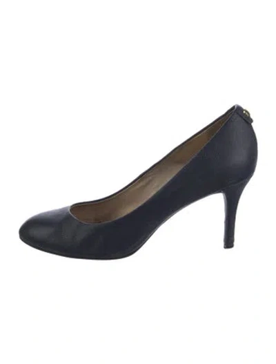 Pre-owned Michael Kors Leather Pumps In Blue