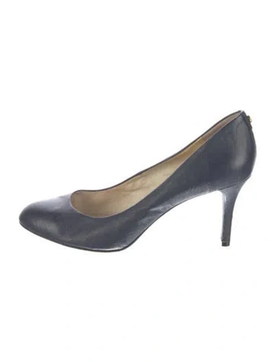Pre-owned Michael Kors Leather Pumps In Blue