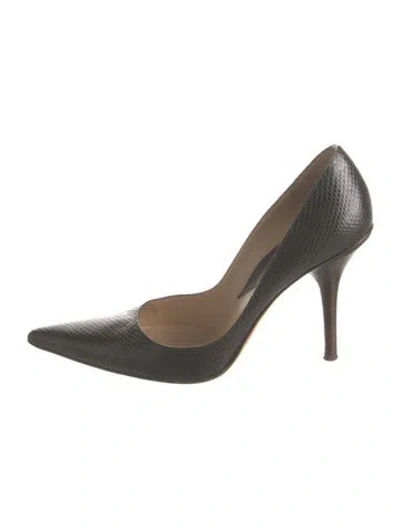 Pre-owned Michael Kors Leather Pumps In Brown
