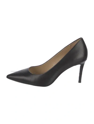 Pre-owned Michael Kors Leather Pumps W/ Tags In Black