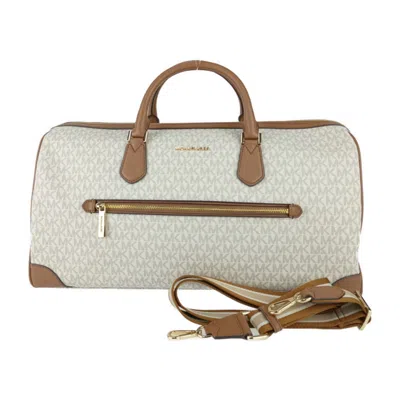 Pre-owned Michael Kors Leather Pvc Boston Bag Shoulder Bag ()