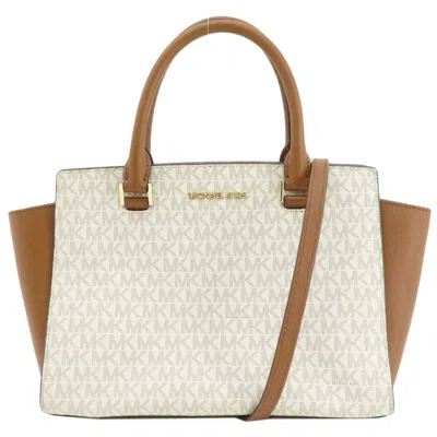 Pre-owned Michael Kors Leather Pvc Handbag () In Multi