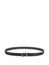 Michael Kors Leather Reversible Belt In Black