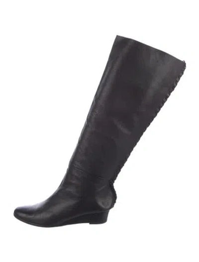 Pre-owned Michael Kors Leather Riding Boots In Multi