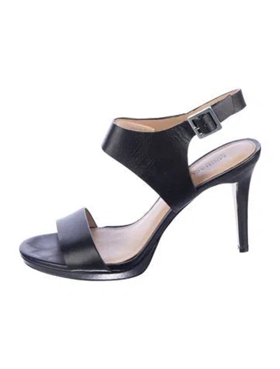 Pre-owned Michael Kors Leather Sandals In Blue