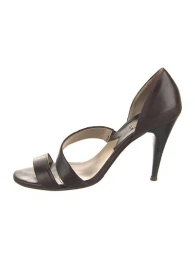 Pre-owned Michael Kors Leather Sandals In Brown