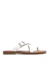 Michael Kors Ashton Flat Thong In White
