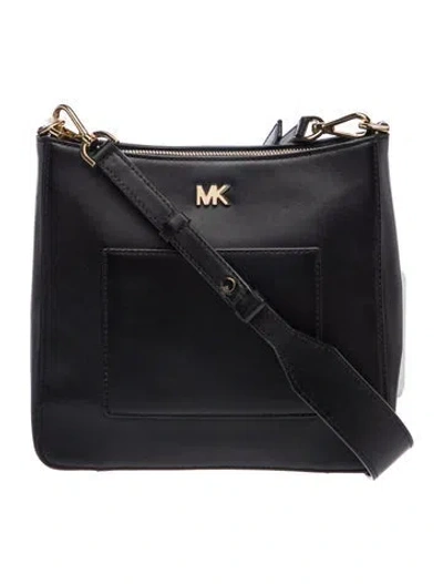 Pre-owned Michael Kors Leather Shoulder Bag In Black