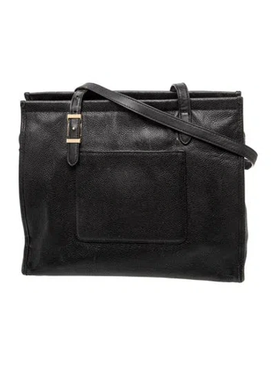Pre-owned Michael Kors Leather Shoulder Bag In Black