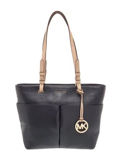 Pre-owned Michael Kors Leather Shoulder Bag In Blue