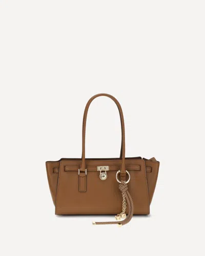 Michael Kors Leather Shoulder Bag In Brown