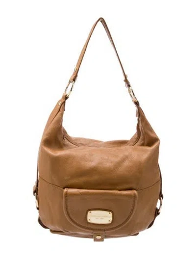 Pre-owned Michael Kors Leather Shoulder Bag In Brown