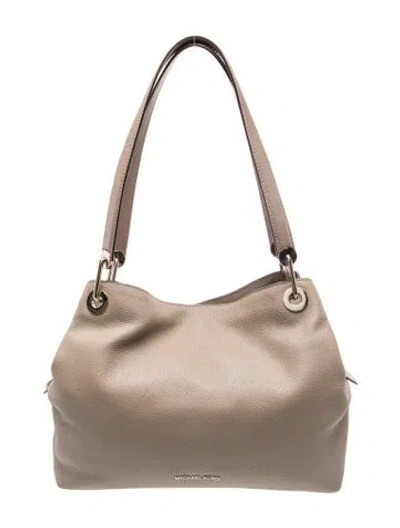 Pre-owned Michael Kors Leather Shoulder Bag In Brown