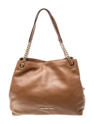 Pre-owned Michael Kors Leather Shoulder Bag In Brown