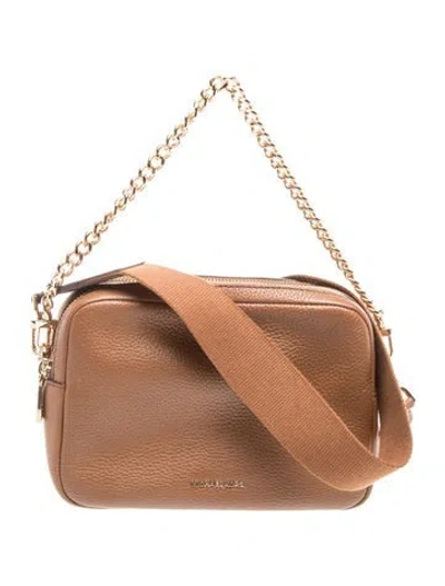 Pre-owned Michael Kors Leather Shoulder Bag In Brown