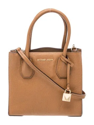 Pre-owned Michael Kors Leather Shoulder Bag In Brown