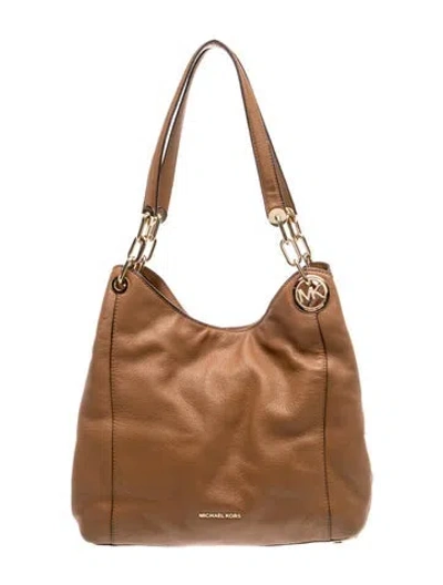 Pre-owned Michael Kors Leather Shoulder Bag In Brown