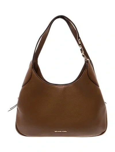 Pre-owned Michael Kors Leather Shoulder Bag In Brown