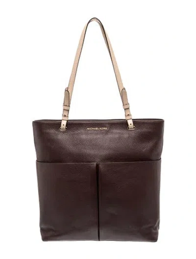 Pre-owned Michael Kors Leather Shoulder Bag In Brown