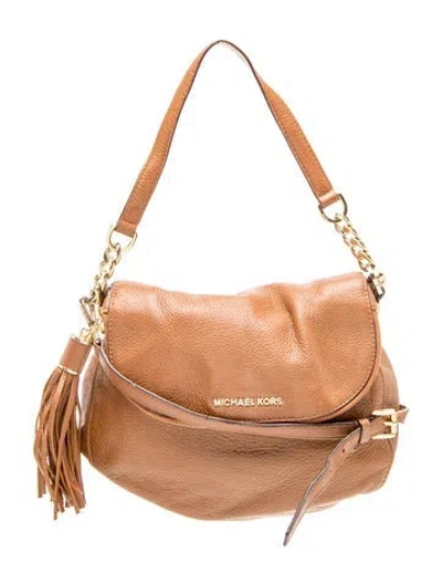 Pre-owned Michael Kors Leather Shoulder Bag In Brown