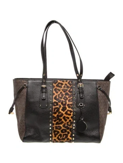 Pre-owned Michael Kors Leather Shoulder Bag In Brown
