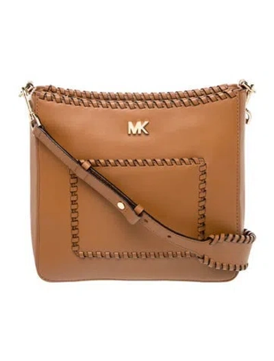 Pre-owned Michael Kors Leather Shoulder Bag In Brown