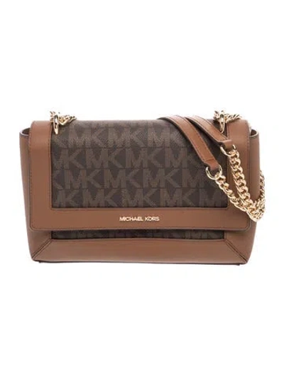 Pre-owned Michael Kors Leather Shoulder Bag In Brown