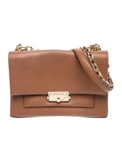 Pre-owned Michael Kors Leather Shoulder Bag In Brown