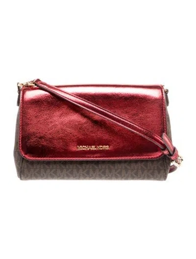 Pre-owned Michael Kors Leather Shoulder Bag In Multi
