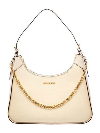 Pre-owned Michael Kors Leather Shoulder Bag In Neutral