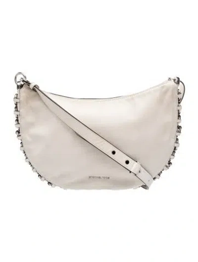 Pre-owned Michael Kors Leather Shoulder Bag In Neutral