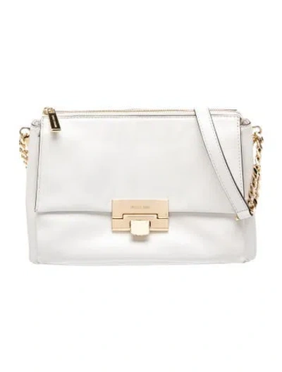 Pre-owned Michael Kors Leather Shoulder Bag In Neutral