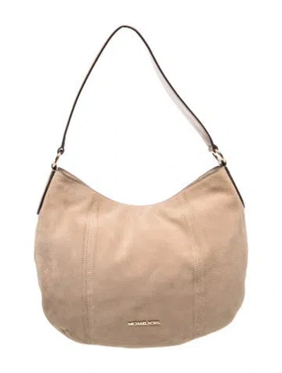 Pre-owned Michael Kors Leather Shoulder Bag In Neutral