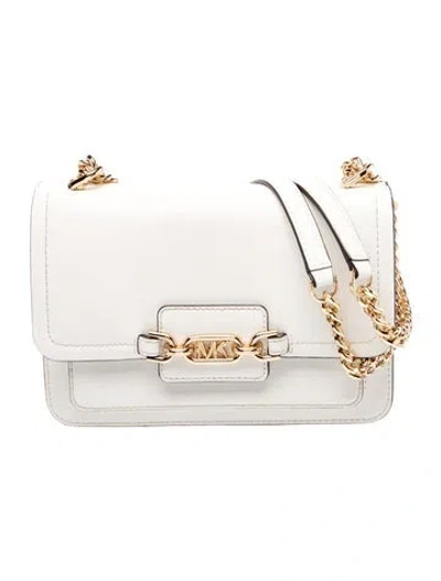 Pre-owned Michael Kors Leather Shoulder Bag In Neutral
