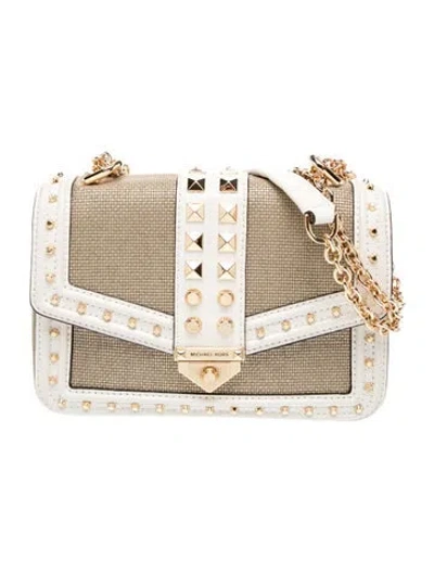 Pre-owned Michael Kors Leather Shoulder Bag In Neutral