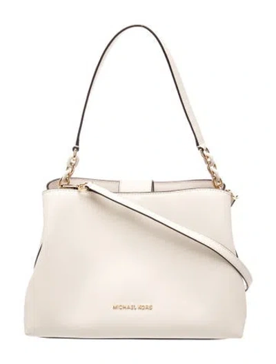 Pre-owned Michael Kors Leather Shoulder Bag In Neutral