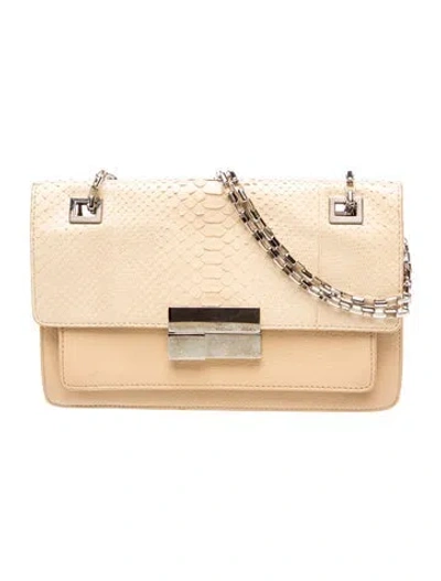 Pre-owned Michael Kors Leather Shoulder Bag In Neutrals