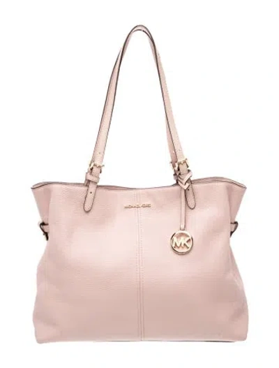 Pre-owned Michael Kors Leather Shoulder Bag In Pink