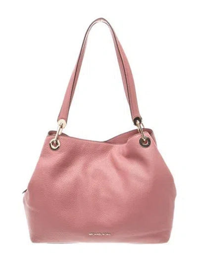 Pre-owned Michael Kors Leather Shoulder Bag In Pink
