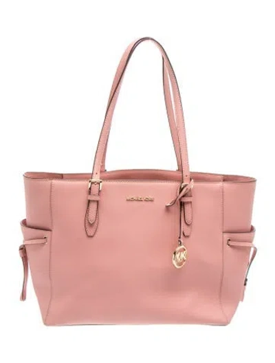 Pre-owned Michael Kors Leather Shoulder Bag In Pink