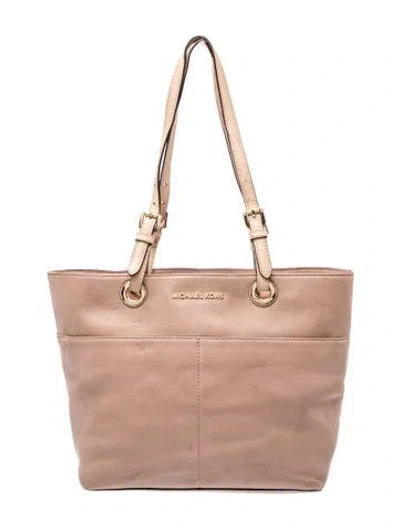 Pre-owned Michael Kors Leather Shoulder Bag In Pink